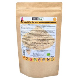 Dalia - Organic Golden Flaxseed Flour 1kg | Gluten-free & high in protein (35%) | High in fiber | Source of Omega-3 | Flour alternative & egg substitute | Premium quality - Origin: Austria