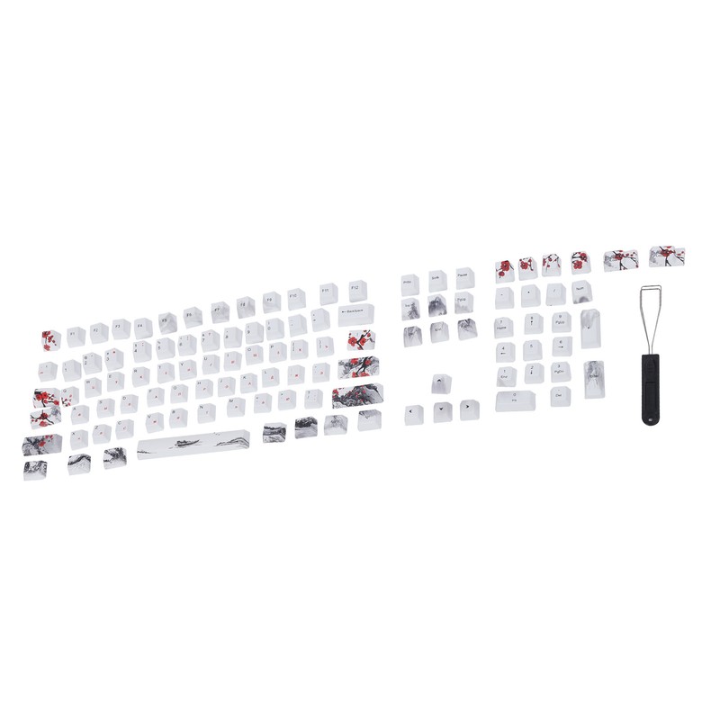 Keycaps PBT 5Sided Sublimation 110 Keys Keyboard Caps for Mechanical