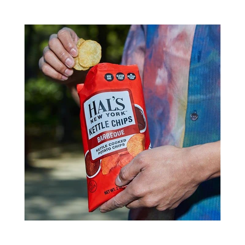 Hal's New York Kettle Cooked Gluten Free Barbeque BBQ Flavored