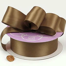 Cinta de satén de una sola cara de 7/8 pulgadas x 100 yardas