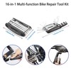 Bike Repair Kit, Bike Tire Repair Tool Kit Contains 16-in-1