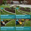 50FT Galvanized Steel Corrugated Metal Landscape Edging – Flexible &