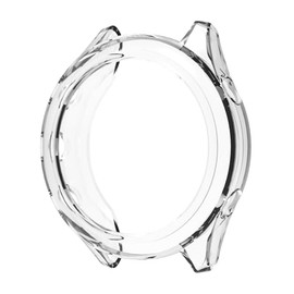 [2 Pack] Miimall Rugged Case for Garmin Forerunner 970 Cover, Shockproof, Flexible, Men Women Transparent Ultra-Thin Replacement Protective Case Bumper TPU Shell Frame for Forerunner 970(Black&Clear)