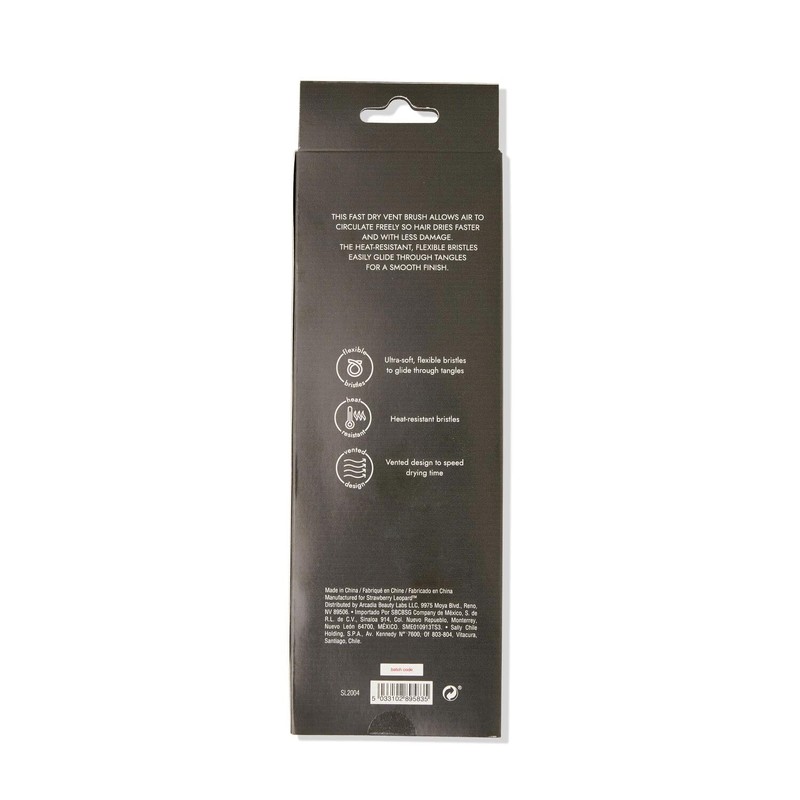 Strawberry Leopard Fast Dry Vent Brush, Less Damage, Smooth Finish