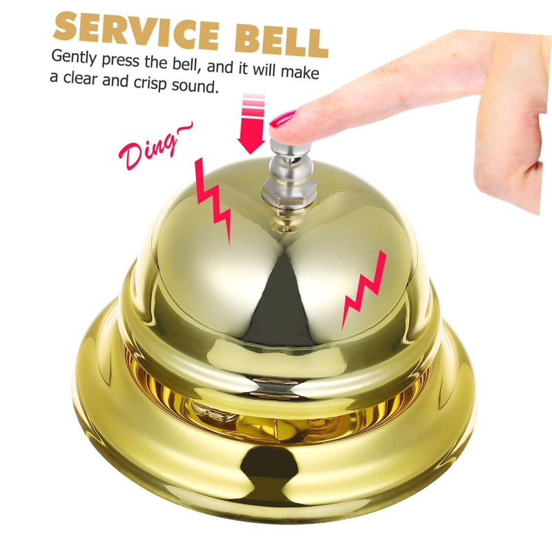 CIYODO Small Bell Desk Bell for Service Pressing Bell for