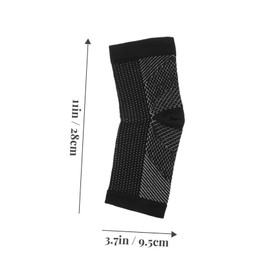 Ipetboom 3 Pairs Men's Ankle Socks Compression Socks for Plantar Relief Sports Running Arch Support