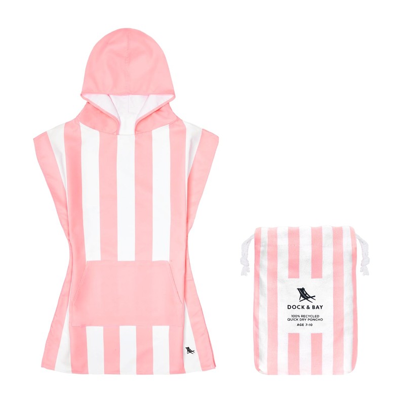 Dock & Bay Poncho with Hood - for Kids -