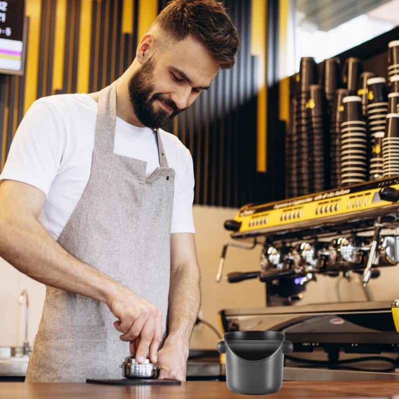 BYHLYH Coffee Knock Box Espresso Knock Box Espresso Dump Bin