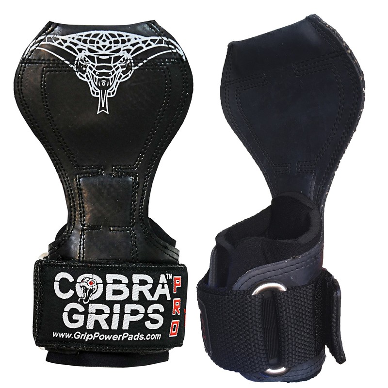 Cobra Grips PRO Best Weight Lifting Gloves, Heavy Duty Straps,