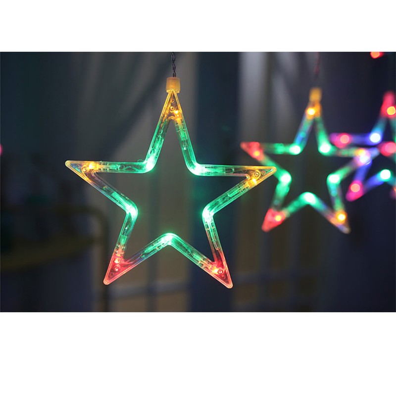 138 LEDs Star String Light Style Decorative Light for Wedding