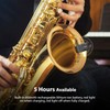 POGOLAB UHF Wireless Saxophone Microphone System, Rechargeable Mic Pickup System