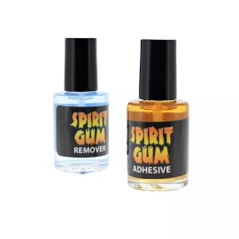 Liquid Latex Fashions Spirit Gum Adhesive and Remover - Combo Pack of 0.5 Fl. Oz. Each