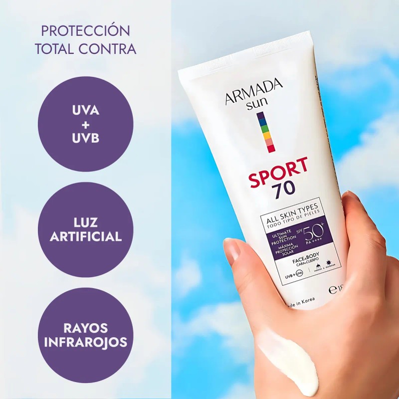 Set Duo Armada 70 Sport - Protector Solar Extremo