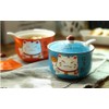 Ceramics Japanese Maneki Neko Lucky Cat Sugar Salt Pepper Storage