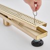 AVSIILE Linear Shower Floor Drain, Brushed Gold 24 Inch 304
