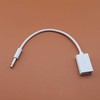 Create idea 1 Pc AUX to USB Adapter 1/8 inch/3.5mm