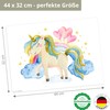 Placemat Washable Place Mat - Unicorn in the Clouds -