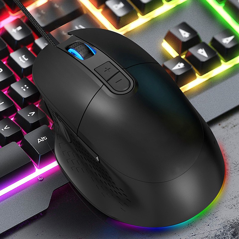 Wired Gaming Mouse 2400 3600 4200 6400 DPI Ergonomic RGB