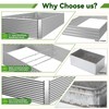 OZMSHF 2 Pack Tall 8FT Raised Beds for Gardening, Corrugated