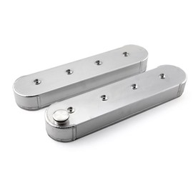 Speedmaster PCE314.1130 Compatible with Chevy LS1 LS2 LS3 LS6 LS7 Satin Fabricated Valve Covers - w/o Coil Mounts