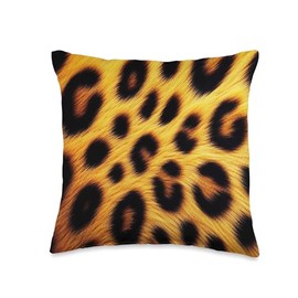 Cheetah Animal Print Girl Cheetah Fur Pattern Cute Cheetah Throw Pillow