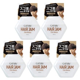 Gatsby Hair Jam, Flow Nuance, 4.3 fl oz (110 ml) x 5 Packs