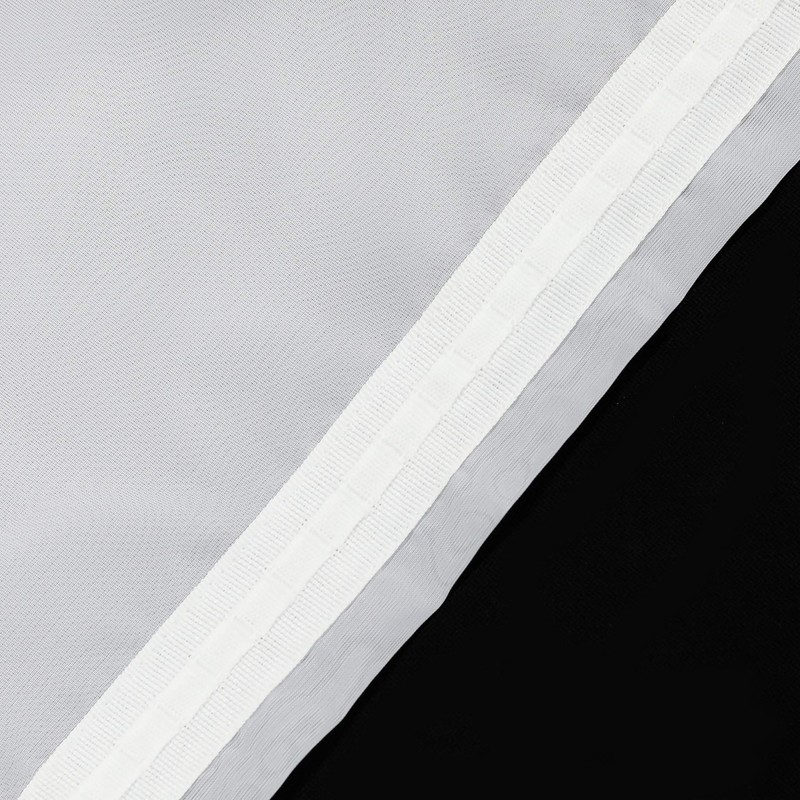 Eslir Panel Curtain with Ruffled Tape, Kitchen / Bistro Curtains,