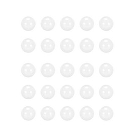 sourcing map 2.5mm Ceramic Bearing Balls, ZrO2 Zirconium Oxide Ball G5 Precision 25pcs