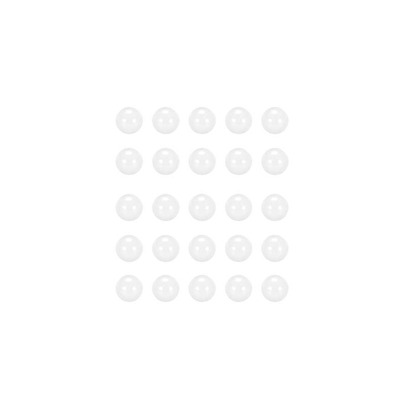 sourcing map 2.5mm Ceramic Bearing Balls, ZrO2 Zirconium Oxide Ball