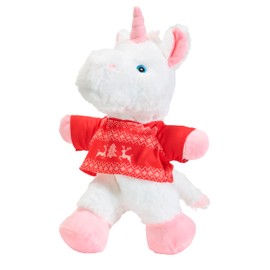 The Puppet Company - Save the Children - Christmas Jumper Unicorn - ECO Walking Hand Puppet