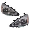 TRQ Headlight Assembly Set Headlights Driver & Passenger Side Halogen