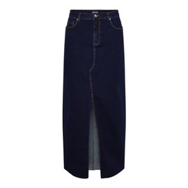 PIECES Female Denim Skirt PCJESSIE, Dark Blue Denim/Detail:Rinse Wash