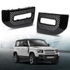 LQI Front Fog Light Cover Lamp Bezel Left and Right