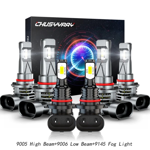 CHUSYYRAY For Lincoln Navigator 2003-2006 - 6x White LED Bulbs