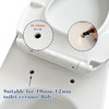 9mm Dia Toilet Seat Screws Compatible with Kohler, Top Mounting