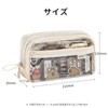 Pencil Case, Transparent, Double-Sided Open Pencil Case, Large Capacity, Stylish,