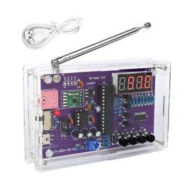 FM Radio Kit Soldering Practice Electronics Kits DIY Electronic School Project Kit FM 87-108MHz with 2 Power Modes EK1989 Soldering Learning Teaching and Hobbies for Beginners Adults Men Kids