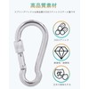 SEPWIK Carabiner 316 Stainless Steel Spring Hook Multifunctional Spring Snap