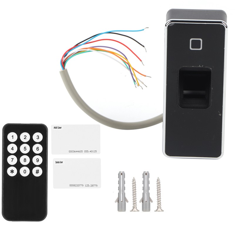 Metal Access Controller 125KHZ RFID Card Reader Waterproof Fingerprint Door