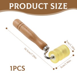 1 PCS Bearings Equipped Automotive Car Audio Sound Deadening Application Tape Roller, Sound Deadening Roller for Auto Car Audio Sound Deadening Application PU Smoothing Tool Seam Roller