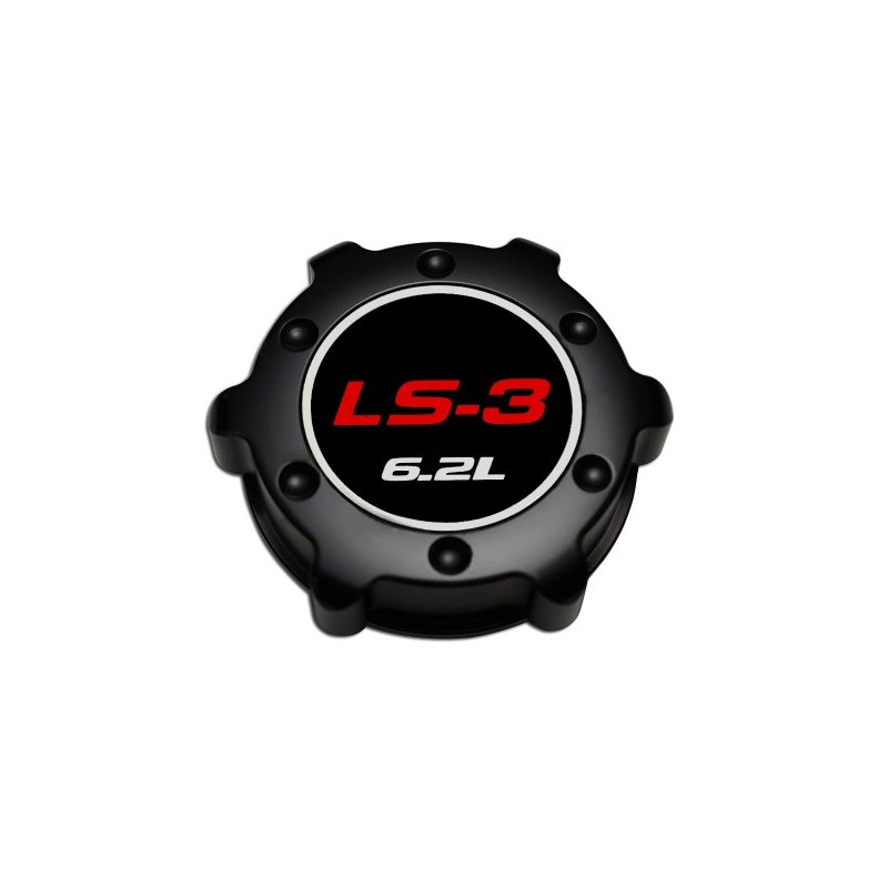 VMS RACING BLACK OIL CAP LS3 6.2L in Billet Aluminum