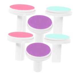PACKOVE 6pcs Nail Polish Grinding Heads for Nail Trimmer Skin Friendly and Versatile for Safe Trimming