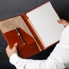 Time Resistance Leather Portfolio – Tablet size Leather Document Case