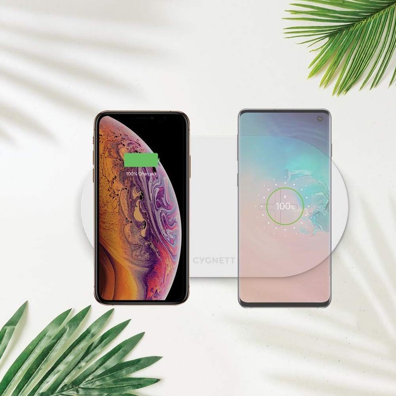 Cygnett TwoFold 20W Dual Wireless Charger - White