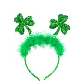 LKQBBSZ Green St Patrick's Day Headband Shamrock St Patrick Headband Hair Accessories for Women St Patrick's Day Party Favor