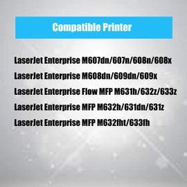 4Benefit Compatible Replacement HP 37A CF237A Toner Cartridge CF 237A (11,000 Pages) Work in Laser Jet Enterprise M607 M608 M609 MFP M631 M632 M633 Printers