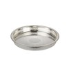 H.Bauer jun. Large round silver tray with high rim, diameter