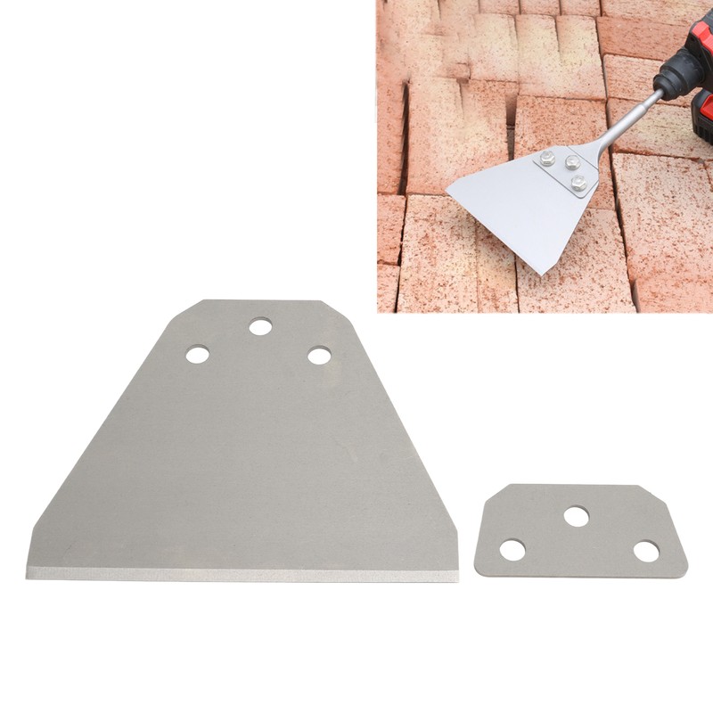 6in Floor Scraper Bit Spring Steel Round Shank 2 Grooves