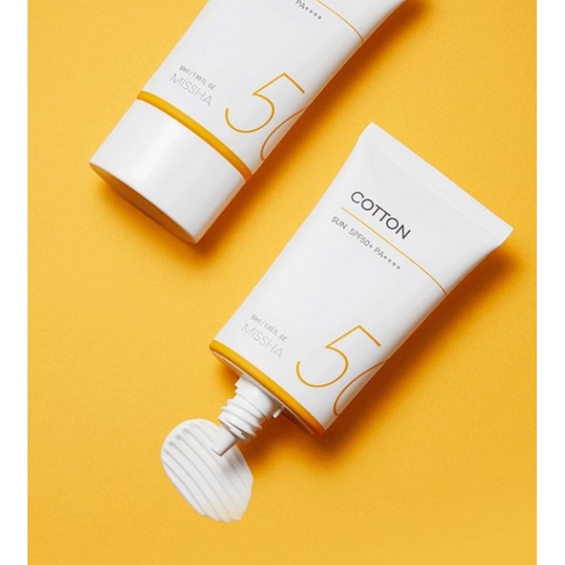 미샤 올 어라운드 세이프 블록 코튼선크림 SPF50+ PA++++, 50ml, 1개