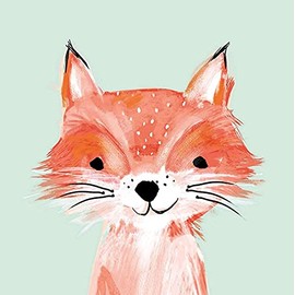 Autumn Napkins Fox 33 x 33 cm Pack of 20 3-Ply FSC Resealable Pack